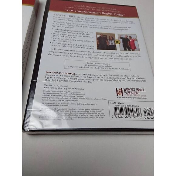 90 Day Fitness Challenge Biggest Loser Book and DVD - Picture 5 of 5